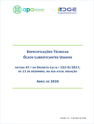 Especificações técnicas
